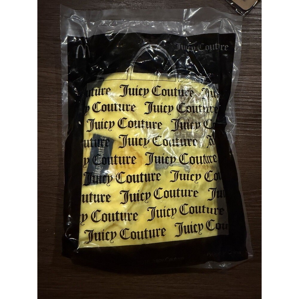 Rare Vintage Juicy Couture x McDonald's Plush Coin Purse Set Of 3 NEW Aesthetic - Picture 3 of 5